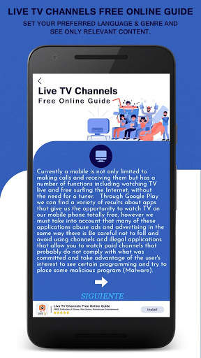 Live TV Channels Free Online Guide screenshot 5