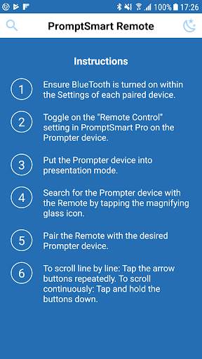 PromptSmart Pro Remote Control screenshot 1
