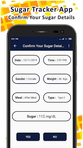 Sugar Tracker App 5 تصوير الشاشة