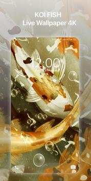 Koi Fish Live Wallpaper 4K screenshot 4