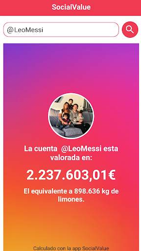 SocialValue: Calcula cuanto dinero valen tus redes screenshot 3