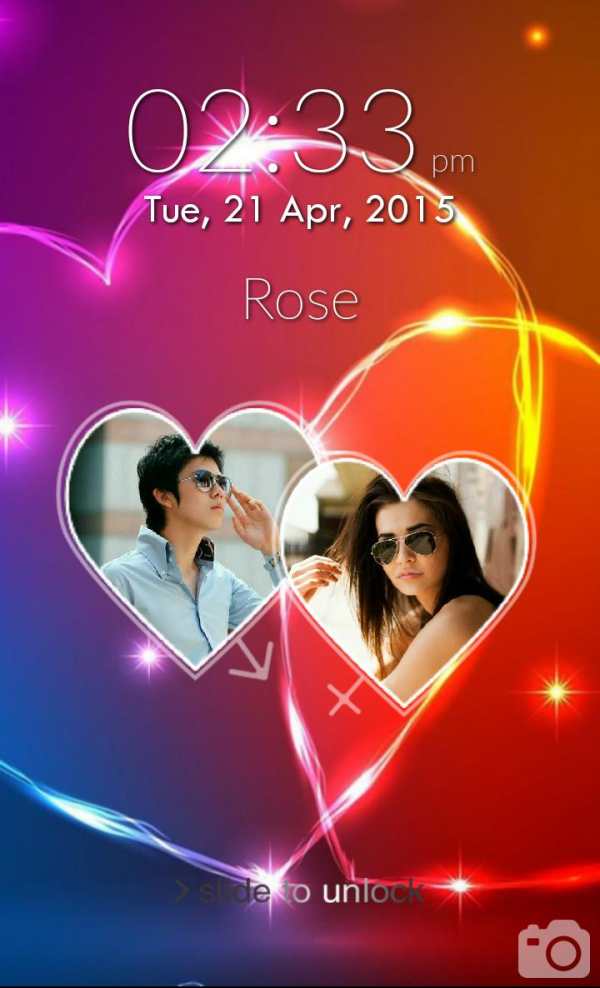 Couple Photo Lock Screen screenshot 10