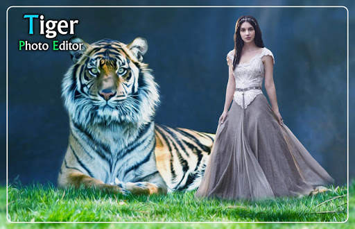 Tiger Overlay Effect : Wild Animal bg Changer screenshot 1