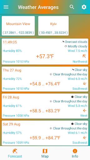 Weather Averages screenshot 4