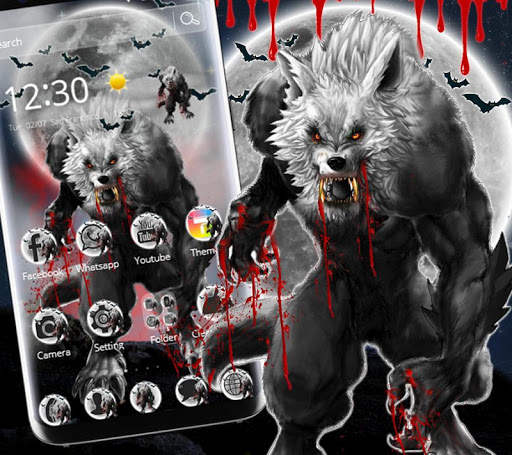 Horror Bloody Werewolf Theme screenshot 1