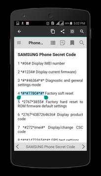 Phones Secret Codes скриншот 2