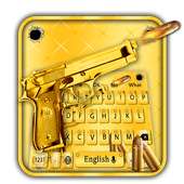 Gold Pistol Metal Keyboard on 9Apps