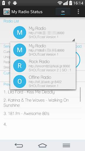ShoutCast Server Status screenshot 6
