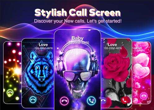 Color Flash Launcher - شاشة اتصال، ثيمات 1 تصوير الشاشة