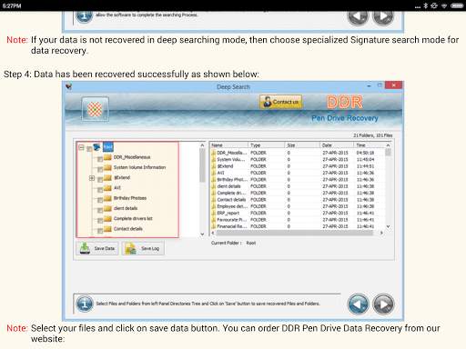 USB Drive Data Recovery Help screenshot 12