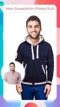 Men Sweatshirt Photo Suit - Photo Montage 1 تصوير الشاشة