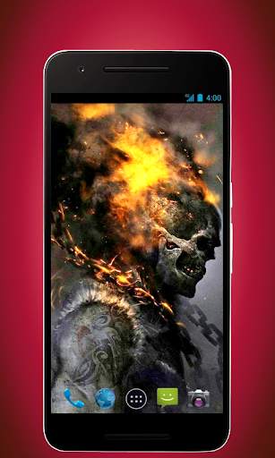 Skull Wallpapers - Fire Version screenshot 3