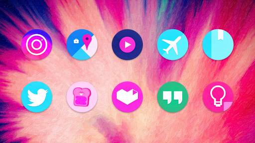 Unicorn Roundies - Free Launcher Theme screenshot 3