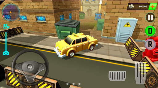 Real taxi driving game : Classic car parking arena screenshot 7