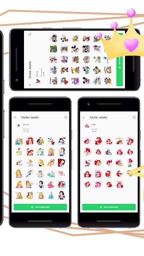 Princess Fantasia Stickers for WhatsApp Messenger screenshot 2