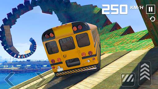 Bus Stunt Simulator - Bus Game screenshot 1