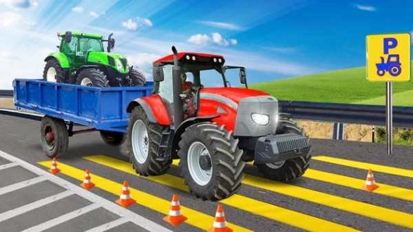 US Tractor Parking 3D - Simulation Game 2017 screenshot 1