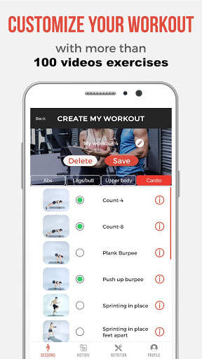 101 Fitness - Personal coach and fit plan at home 4 تصوير الشاشة