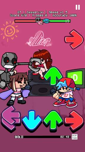 QT FNF Friendship mod screenshot 1