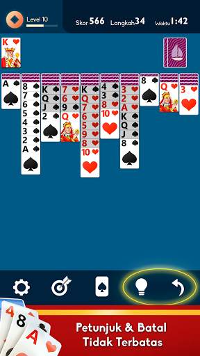 Spider Solitaire Indonesia screenshot 2