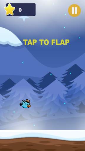 FLAPPY WINTER BIRD screenshot 2
