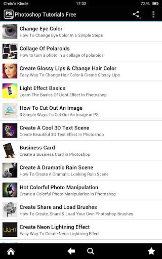 Free Tutorials For Photoshop screenshot 6