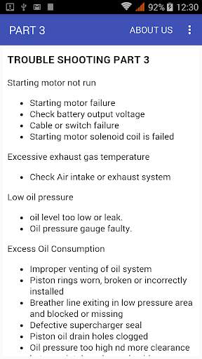 Engine Trouble Shooting screenshot 4