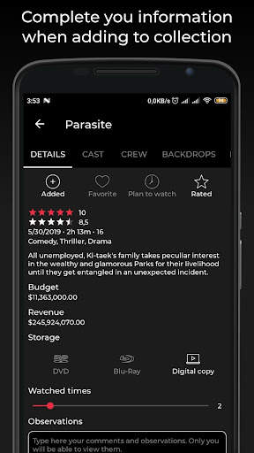 My Movies Collection screenshot 6