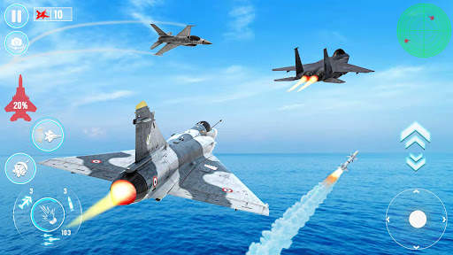 Fighter Jet War Plane Games screenshot 2