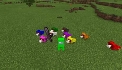 New Mod Among Us   Skins for MCPE screenshot 2