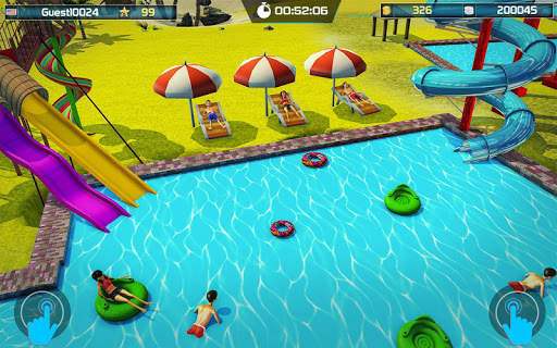 Uphill Water Slide Racing Adventure Game screenshot 2