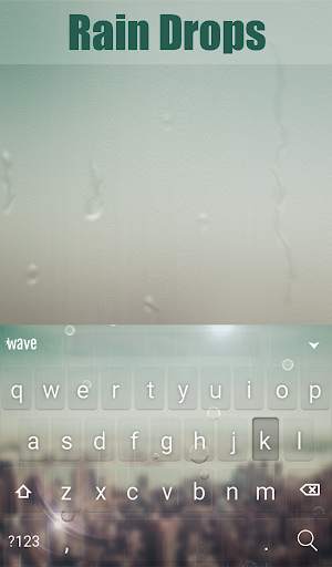Rain Drops Animated Keyboard   स्क्रीनशॉट 1