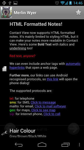 Contact View Free screenshot 3