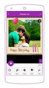 Birthday Video Story Maker screenshot 4