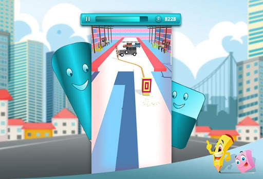 Pencil Rubber Game - Chaser and Free Runner screenshot 2