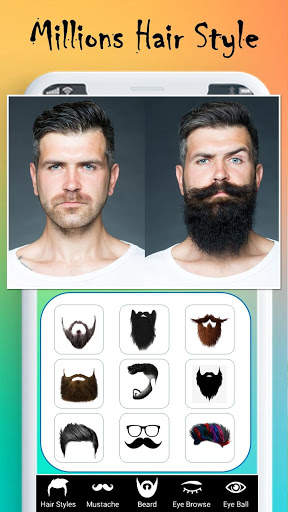 ManSmart : Man Photo Editor, Hair Style, Mustache screenshot 1