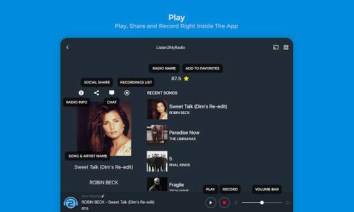 Listen2MyRadio 5 تصوير الشاشة