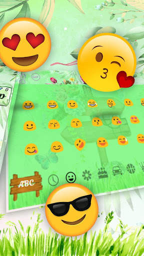 Tropical Garden Keyboard Theme screenshot 3