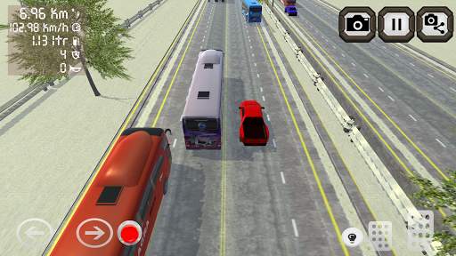 Telolet Bus 3D Traffic Racing screenshot 1