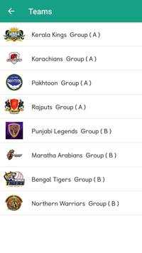 T 10 Cricket League Schedule 2018 screenshot 5