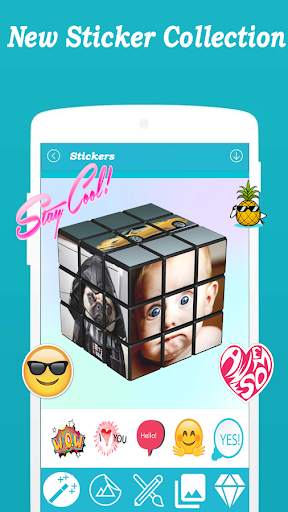 3D Cube PhotoFramePhotoEditor screenshot 4