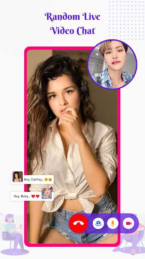 Live Video Call - Girls Random Video Chat screenshot 2