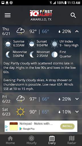 KFDA - NewsChannel 10 Weather screenshot 5