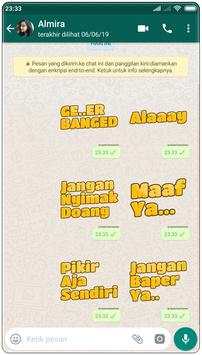 Stiker Galau WAStickerApps screenshot 4