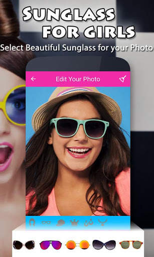 Girls Sunglass Photo Editor screenshot 3