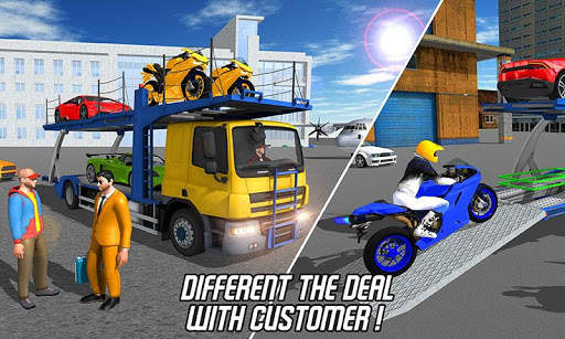 Cargo Airplane: Car Transporter Truck Driving Game screenshot 2