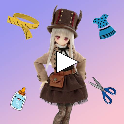 videos on how to make doll clothes icon