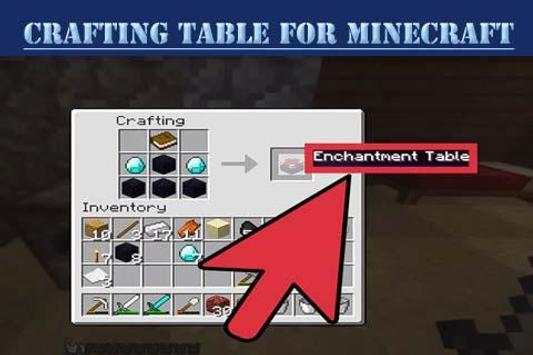 Crafting Table For Minecraft screenshot 1