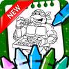 Coloring Ninja Power Turtle 1.2