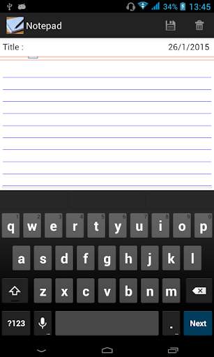 Notepad screenshot 2